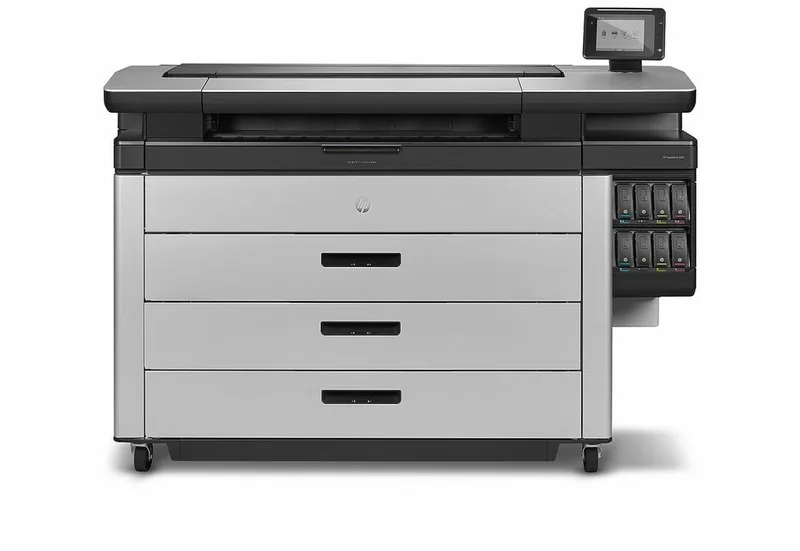 B0 Size Production Plotter With Scanner ​HP PageWide XL 8000 Printer includes a stationary 40-inch printbar that spans the whole printing width