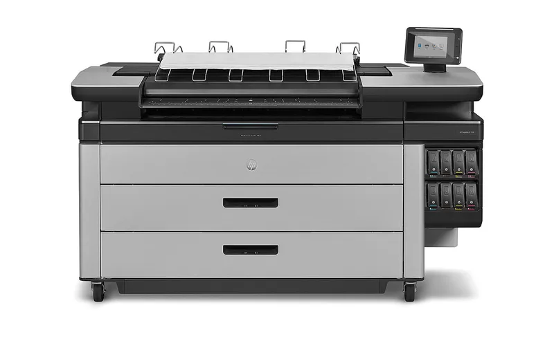 High Speed A1 A0 Plotter With Scanner HP PageWide XL 5100 full Colour high speed multi-functional copy, scan and print all-in-one wide-format plan printer