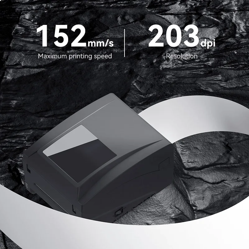 High-speed Deli ES351 thermal receipt printer for retail and F&B businesses in Malaysia