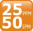 25PPM 50IPM