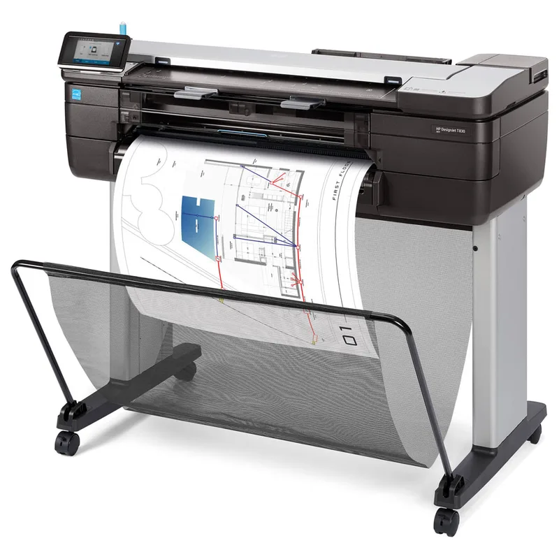 A1 Print Scan Copy Machine HP DesignJet T830 MFP 24 Inch