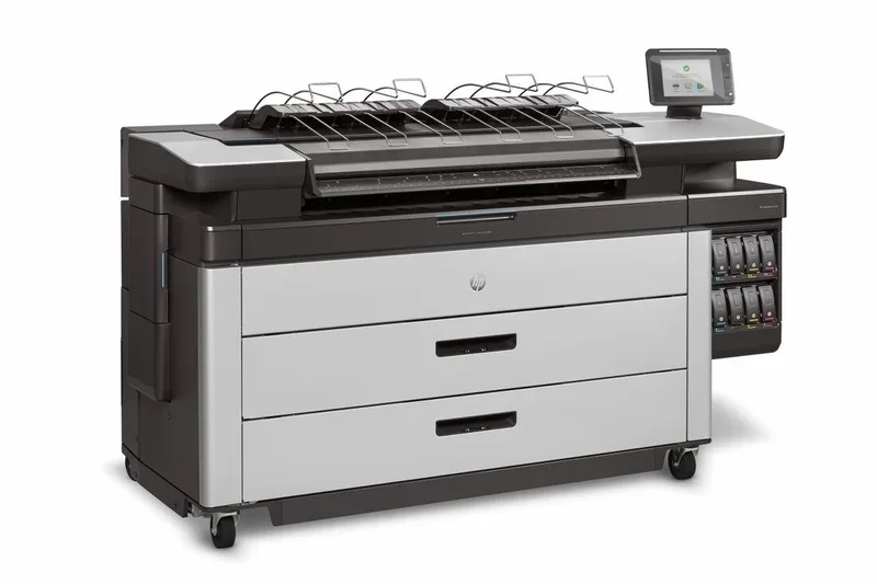 High Speed A1 A0 Plotter With Scanner HP PageWide XL 5100 full Colour high speed multi-functional copy, scan and print all-in-one wide-format plan printer