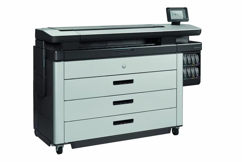 B0 Size Production Plotter With Scanner ​HP PageWide XL 8000 Printer includes a stationary 40-inch printbar that spans the whole printing width