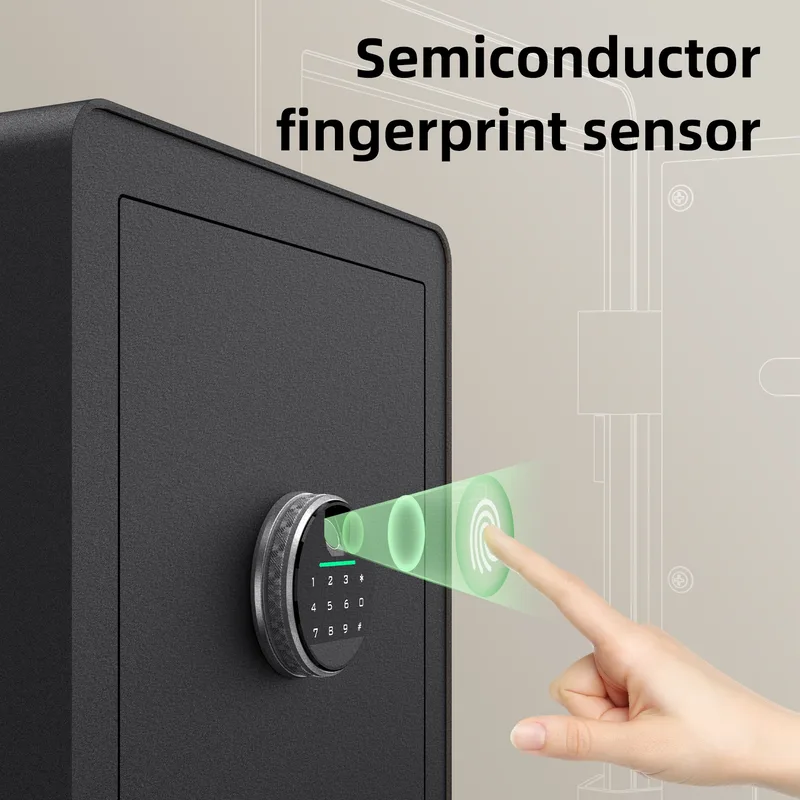 Safe Box with Fingerprint Lock Deli ET632 Safe