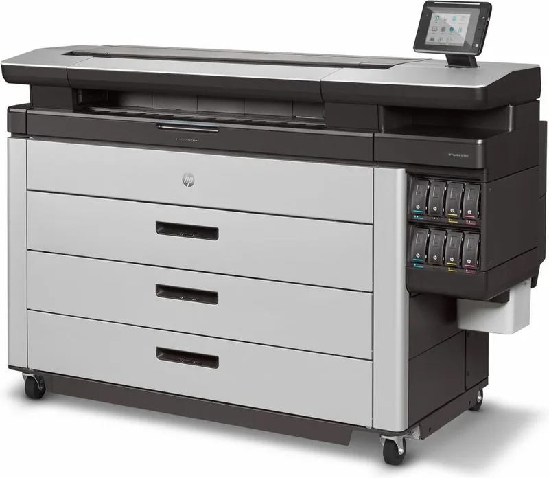 B0 Size Production Plotter With Scanner ​HP PageWide XL 8000 Printer includes a stationary 40-inch printbar that spans the whole printing width