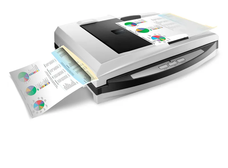 Sheet feed Scanner and Flatbed Scanner A4 Plustek SmartOffice PL4080