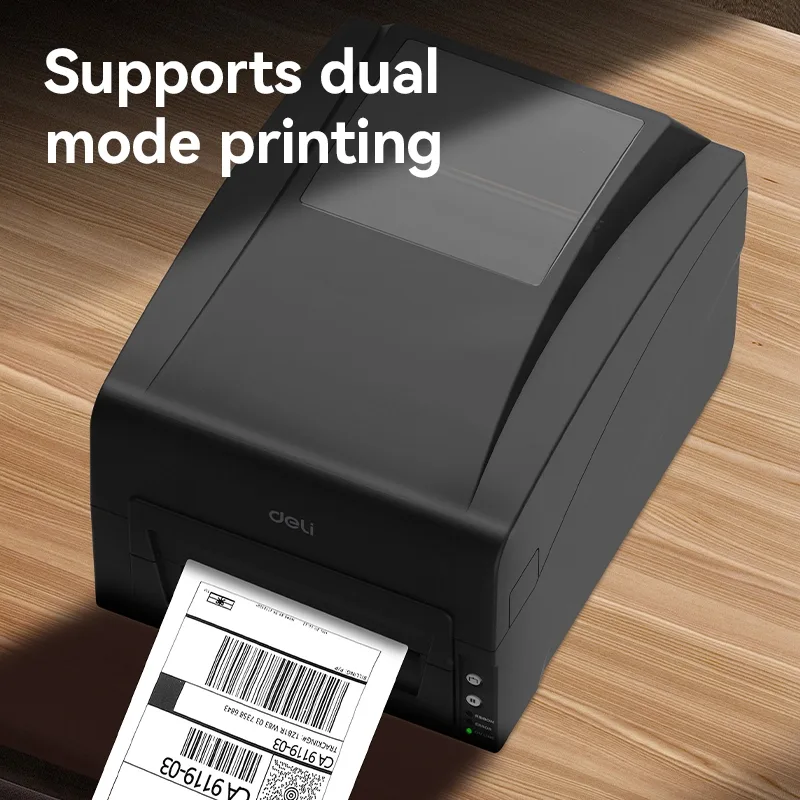 Deli ES351 thermal printer used at Malaysia POS counter for fast receipt printing