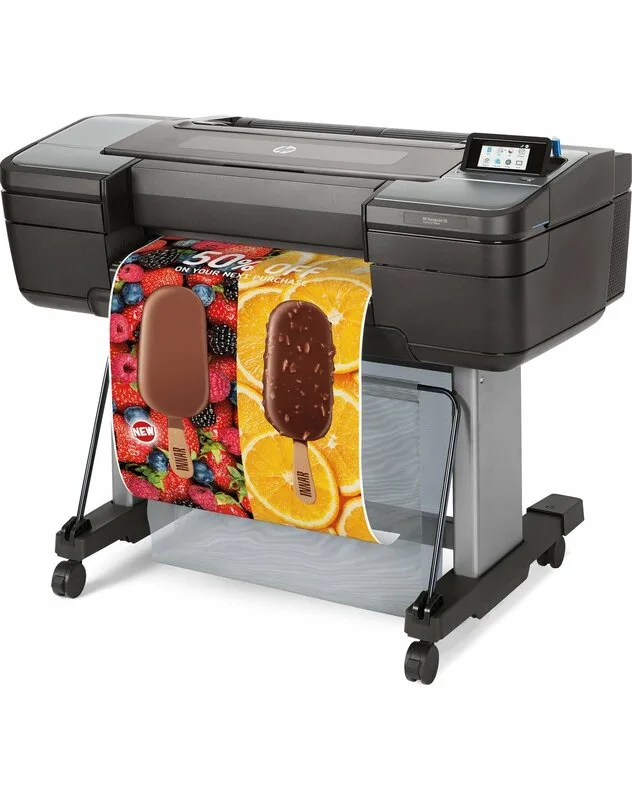 44 Inch Printer Plotter HP DesignJet Z6dr Postscript 44 Inch Dual Roll and V Trimmer is designed for professional photographers, graphic designers and print service providers