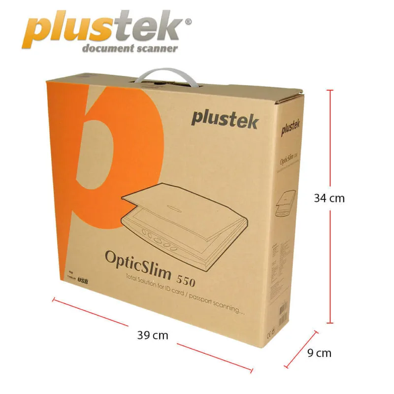Passport Scanner Flatbed Plustek OpticSlim 550 Plus