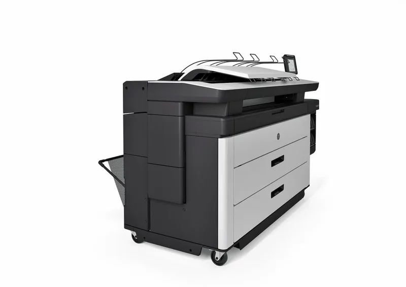 High Speed A1 A0 Plotter With Scanner HP PageWide XL 5100 full Colour high speed multi-functional copy, scan and print all-in-one wide-format plan printer