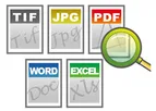 Scan and save documents into popular digital formats