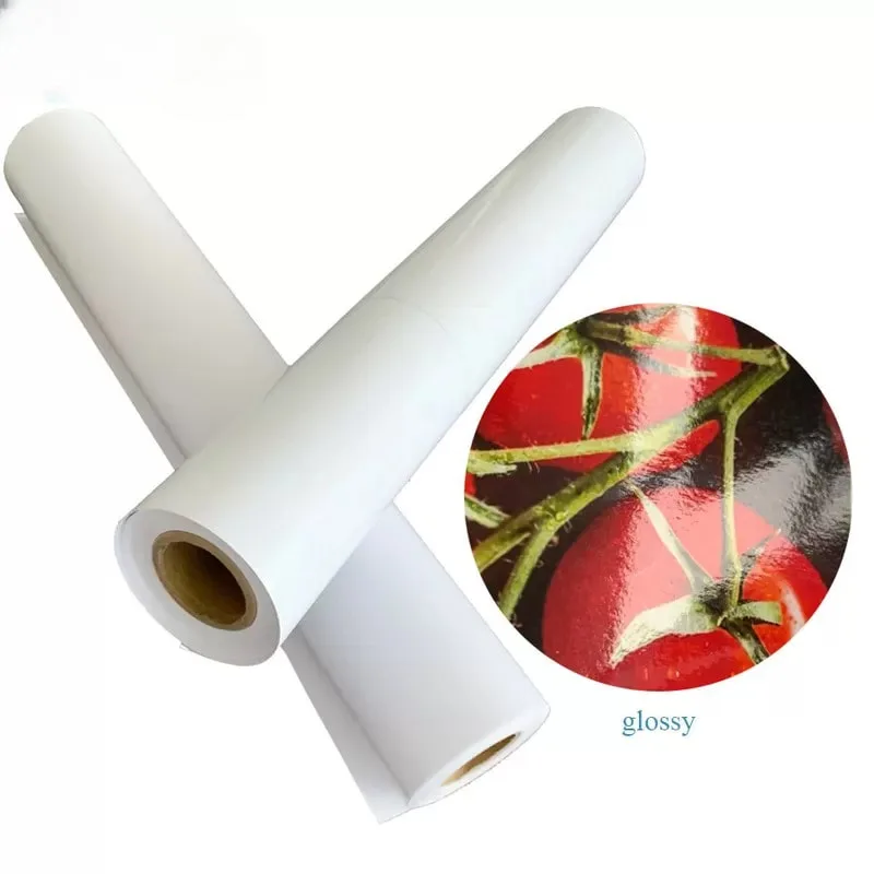 Adhesive High Gloss Photo Sticker Paper - Resin Coated (RC)