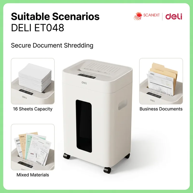 Deli ET048 paper shredder supplier in Malaysia