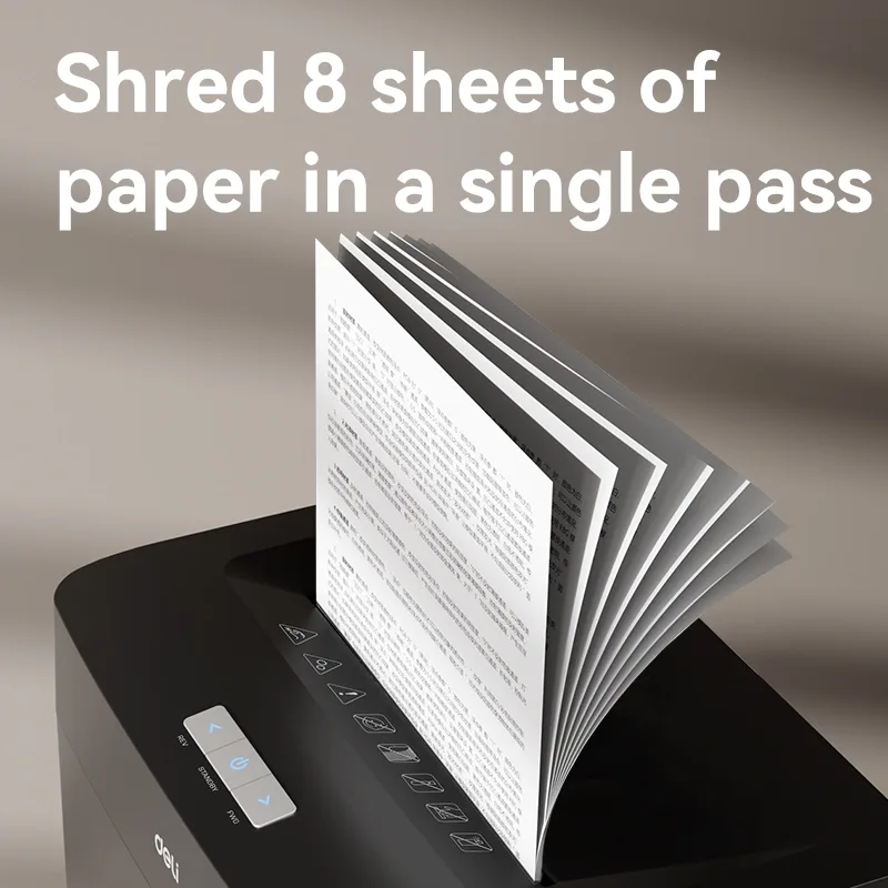 Compact paper shredder Deli ET022 for small office use in Kuala Lumpur