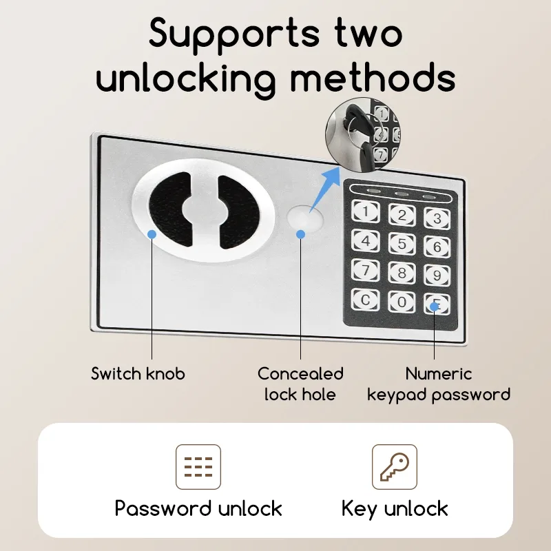 Deli ET510 Electronic Password Digital Home Safe Box