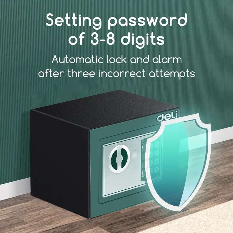 Deli ET510 Electronic Password Digital Home Safe Box