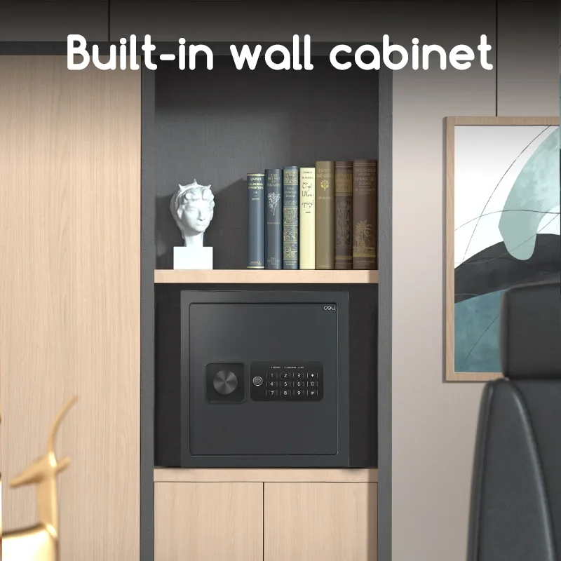 Deli ET533 compact digital fireproof safe box for office and home use in Malaysia