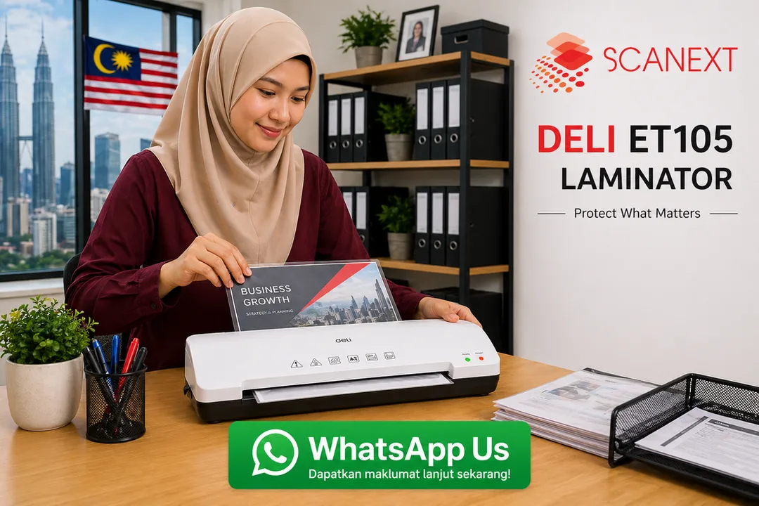 Deli ET105 A3 laminator machine supplier Malaysia for office and school use