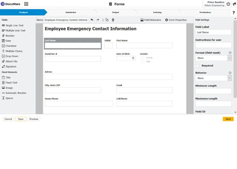 Online Form Approval Workflow enables you to create flexible, useful web-based forms with no programming required