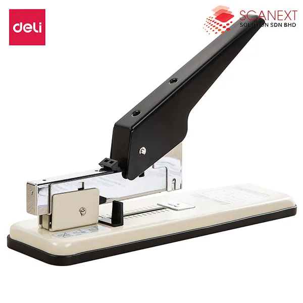 Heavy duty office stapler Deli E0394 with Scanext branding