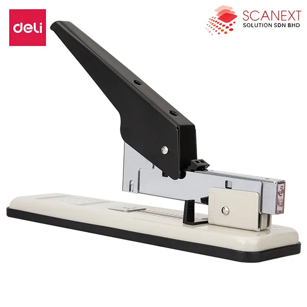 Deli E0394 heavy duty stapler on office desk Malaysia