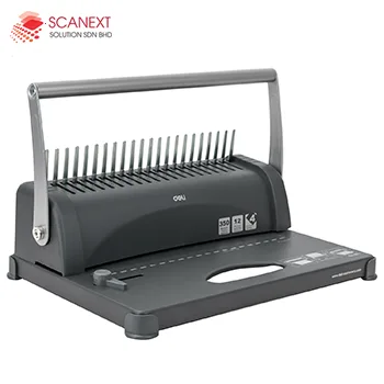 Deli E3871 heavy-duty electric stapler with high capacity and sleek design