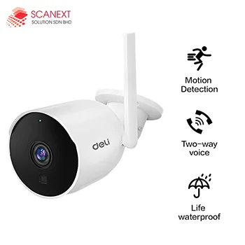 Deli ES105 security camera installed in Malaysia office for indoor surveillance supplied by Scanext