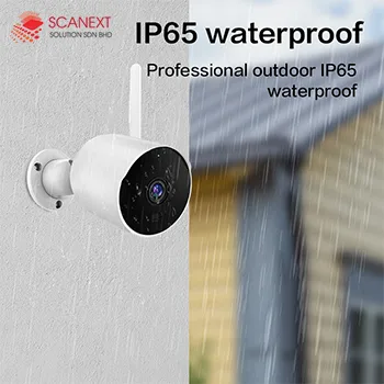Deli ES105 security camera used for office and SME monitoring in Malaysia