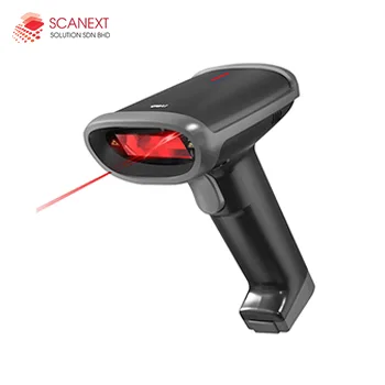 Deli ES226 USB barcode scanner used at Malaysia retail POS counter supplied by Scanext