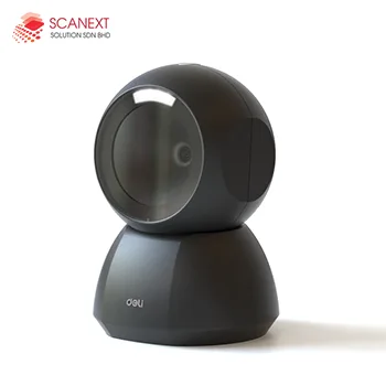 Deli ES236 USB barcode scanner used at Malaysia retail POS counter supplied by Scanext