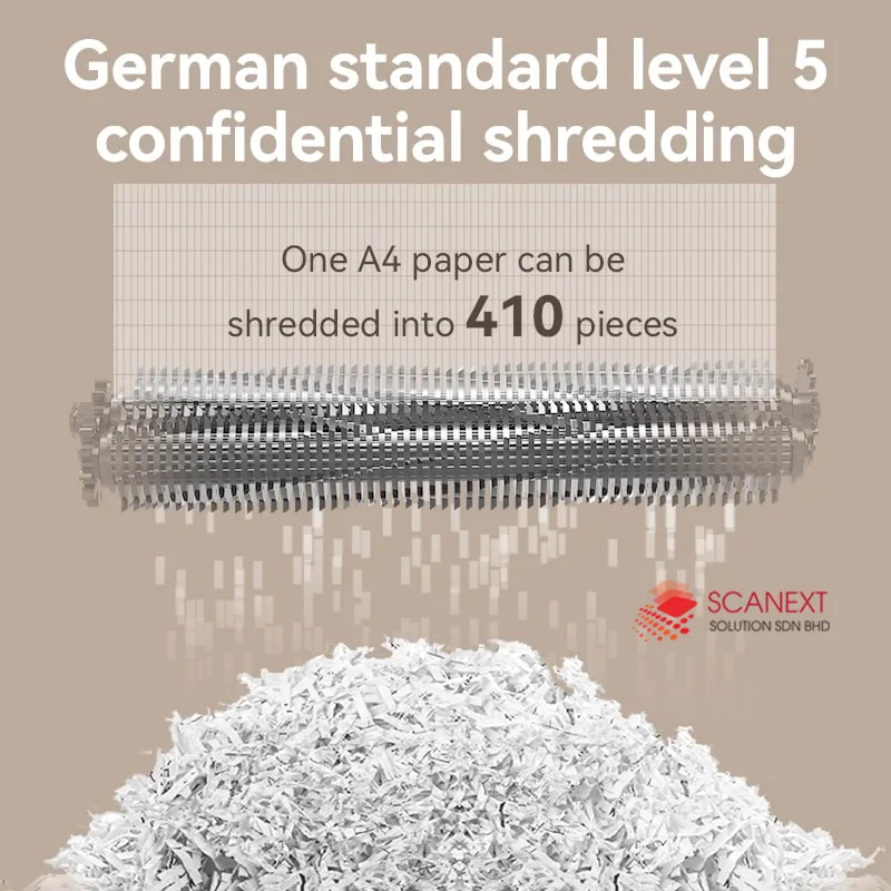 Deli ET048 document shredder for confidential paperwork