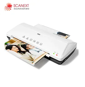 Deli ET105 A3 laminator machine used in small office Malaysia
