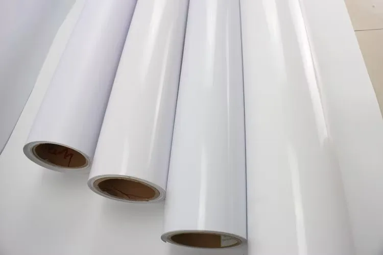 Glossy White Sticker HT (100mic)