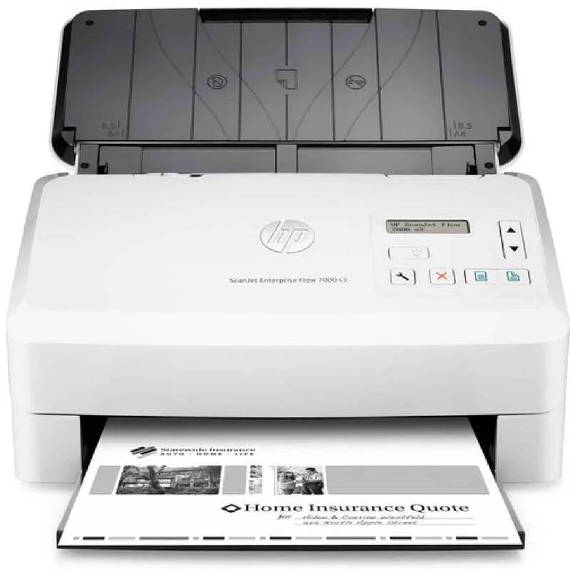 High Speed Document Scanner A4 HP ScanJet Enterprise Flow 7000 s3 Sheet-Feed Scanner