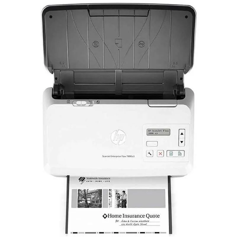 High Speed Document Scanner A4 HP ScanJet Enterprise Flow 7000 s3 Sheet-Feed Scanner