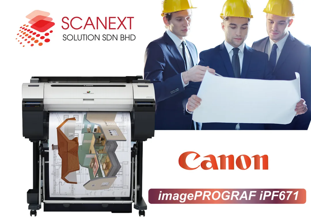 A1 Plotter Printer Canon IPF671