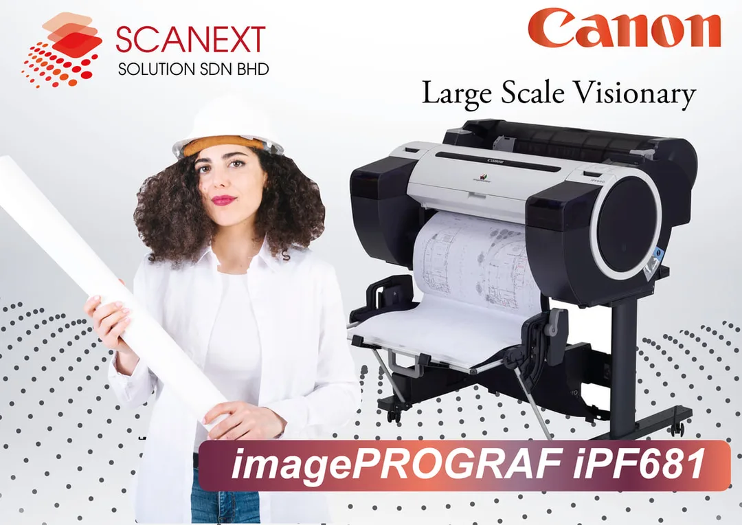 High Speed A1 Plotter Printer Canon IPF681