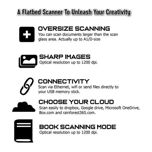 Large Format Flatbed Scanner for Artwork, Fragile Document and Large Book