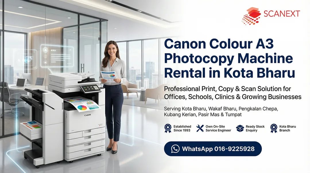 Kota Bharu Canon A3 Colour Photocopy Rental