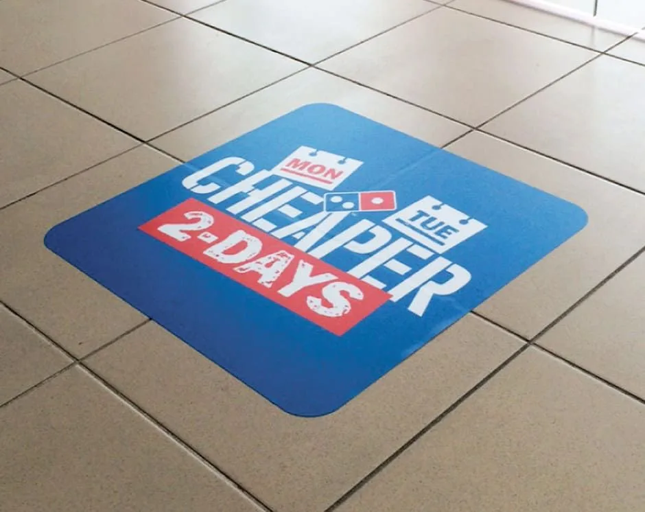 Frosted Floor Laminate Film – Protective & Anti-Slip Covering for Floor Graphics