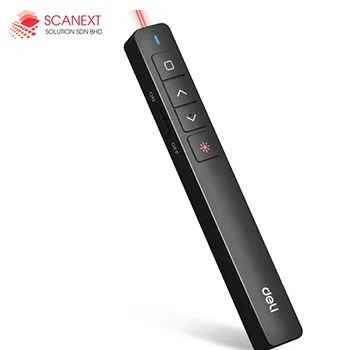 Corporate training session using Deli ES001 presentation laser pointer in Malaysia