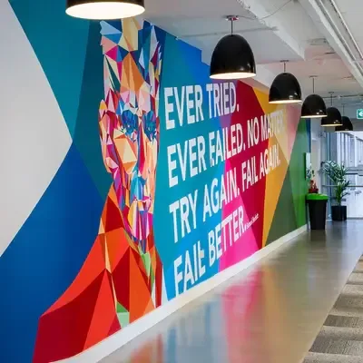 Premium Wall Paper Sticker for Interior Decoration & Branding