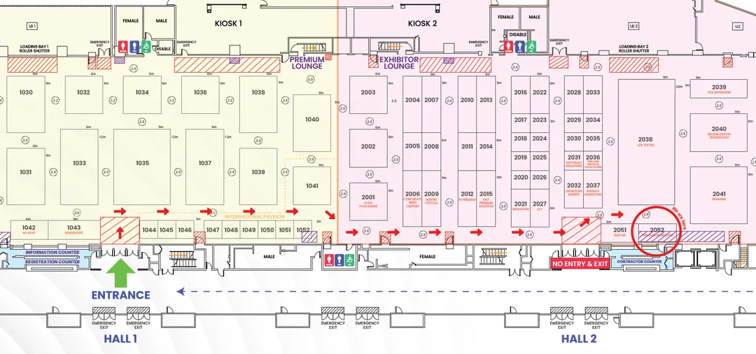 Malaysia Gift Fair 2025 Map