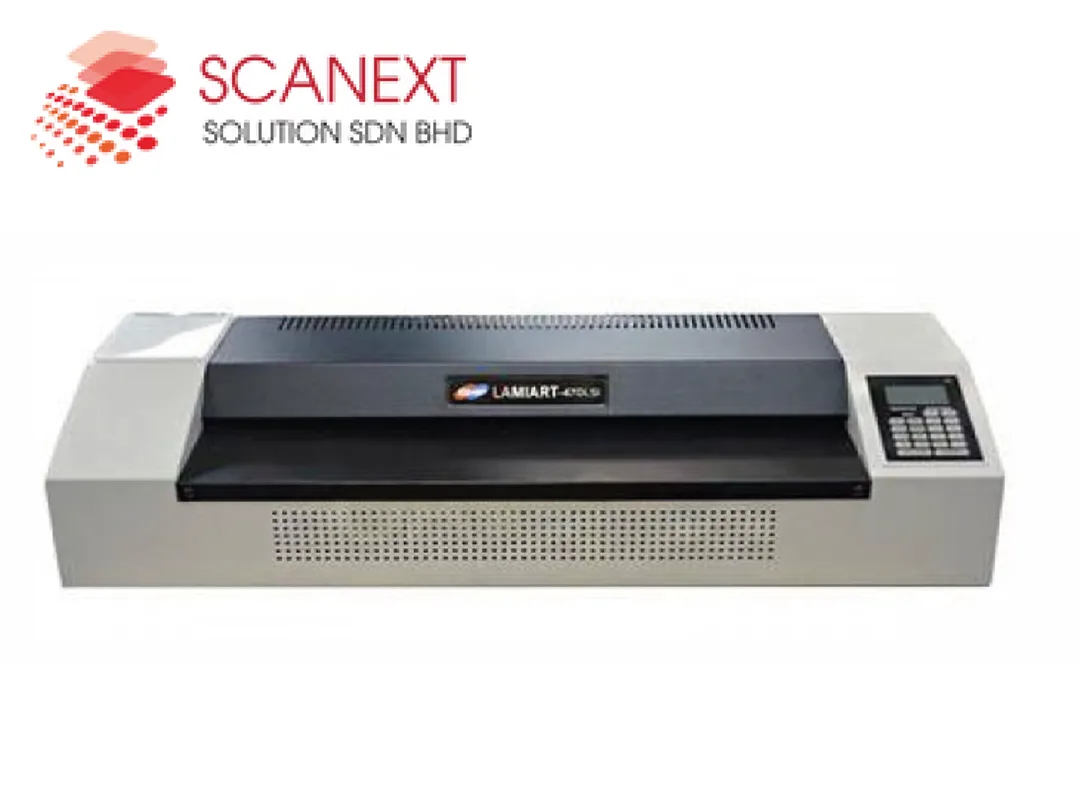 Laminating machine for office and school use, compact and efficient design