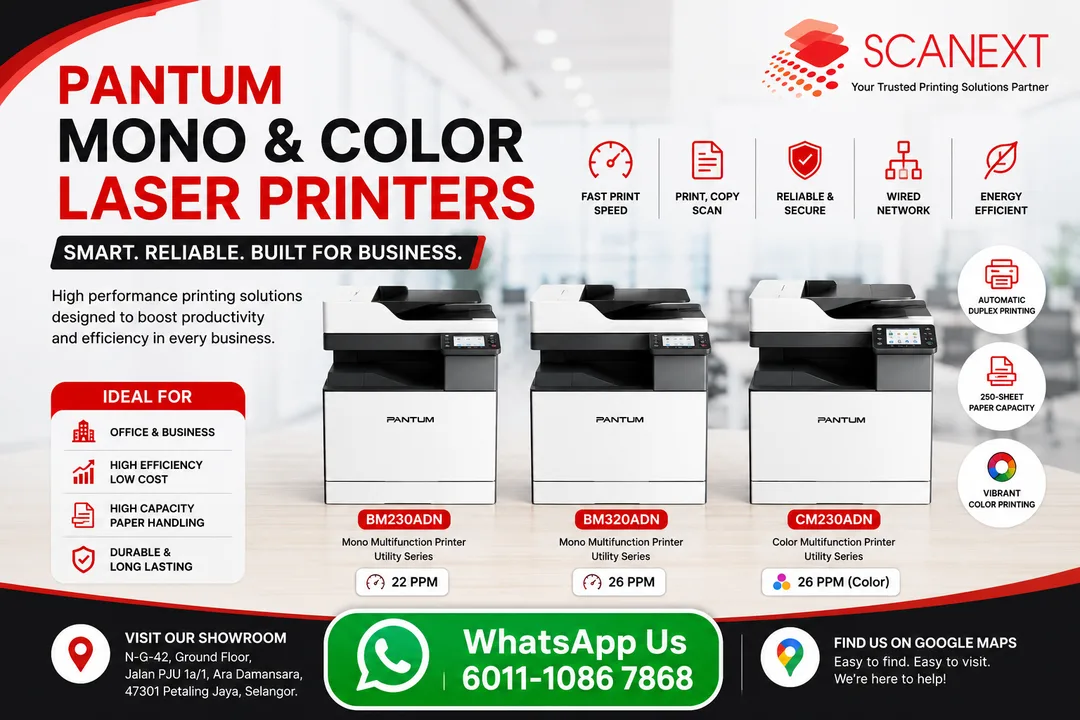 Pantum printer Petaling Jaya, Pantum BM230ADN, Pantum BM320ADN, Pantum CM230ADN