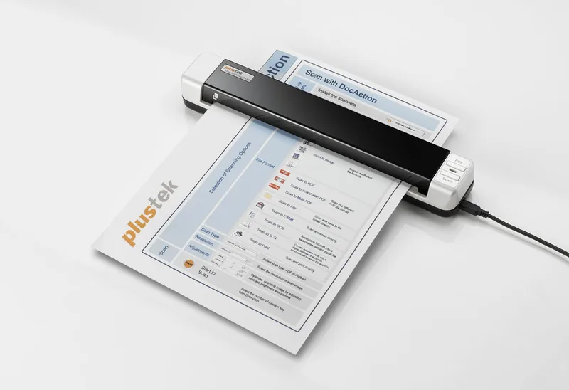 Portable Document Scanner Plustek MobileOffice S410