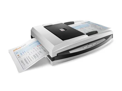 Scanner With OCR Plustek SmartOffice PN2040 Auto Feed Scanner and Flatbed Scanner