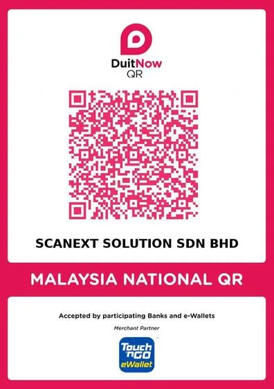 Scanext Duit Now Ewallet Qr code
