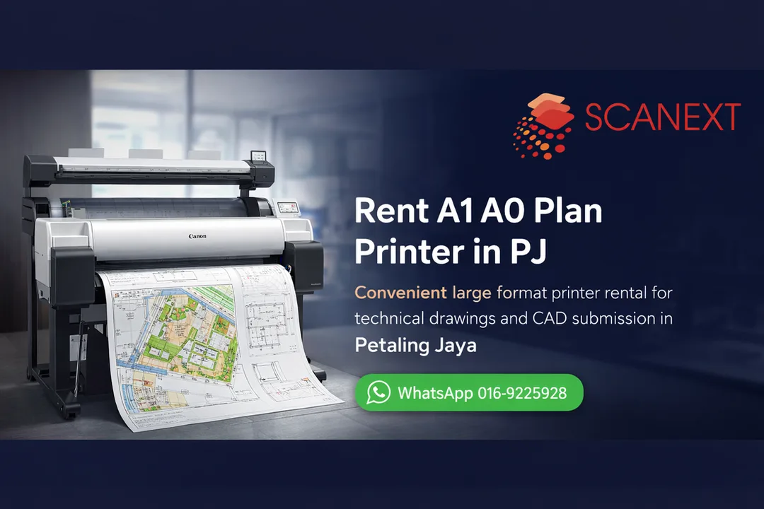 Rent A1 A0 Printer in Petaling Jaya Ara Damansara