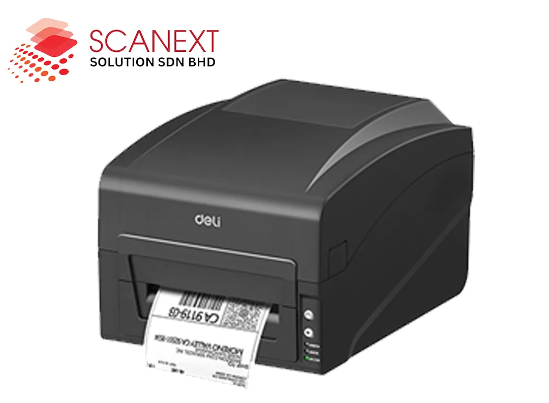 Thermal label printer for fast and clear label printing in retail or warehouse use
